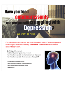 Deep Brain Stimulation flyer cover